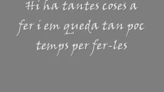 Tantes coses a fer - Els Pets (Lletra/Lyrics) chords