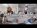 FIRST DAY OF COLLEGE VLOG! (day in my life, new years goals, new skincare, reading, etc.)