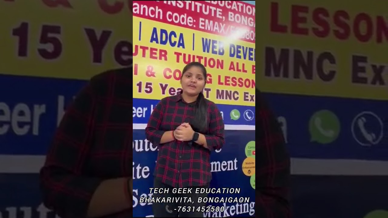 Tech Geek education  Join & learn computer courses with us