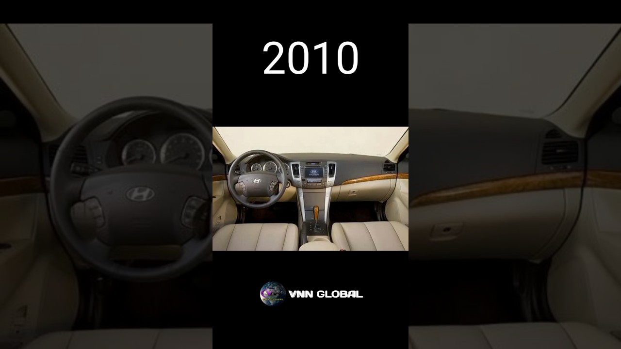 Evolution Of Hyundai Sonata Interior (1985-2025) 