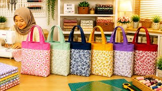 Gift Sewing Idea ❤How to sew a beautiful handbag From cute floral fabric