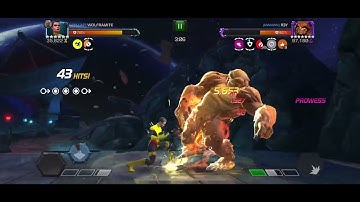 MCoC NTW solos Sasquatch on node 38 (Ebb Flow Knockdown, Right Back at It)