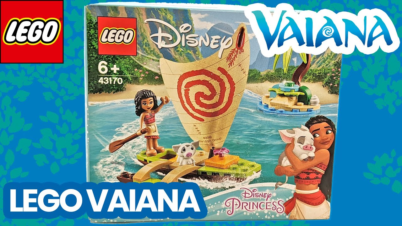 LEGO Disney Vaiana 43170 Oceaniczna przygoda Vaiany 🌊🏝 RECENZJA i SPEED  BUILD 