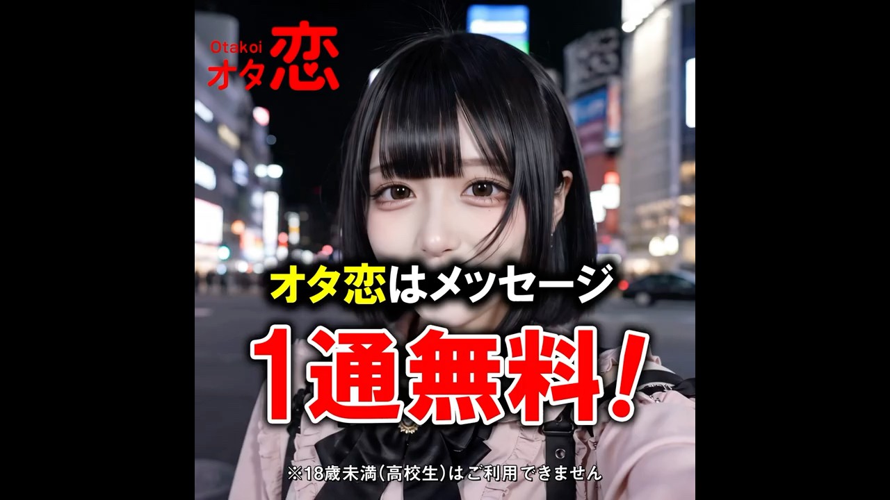 【マッチングアプリ オタ恋】オタ恋はメッセージが1通無料！Ji003-2
