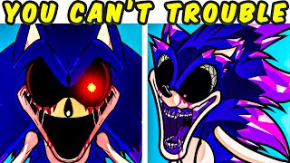 FNF VS Sonic.EXE VS Xenophane (You can't run x Triple Trouble) | MOD/Fanmade | Friday Night Funkin'