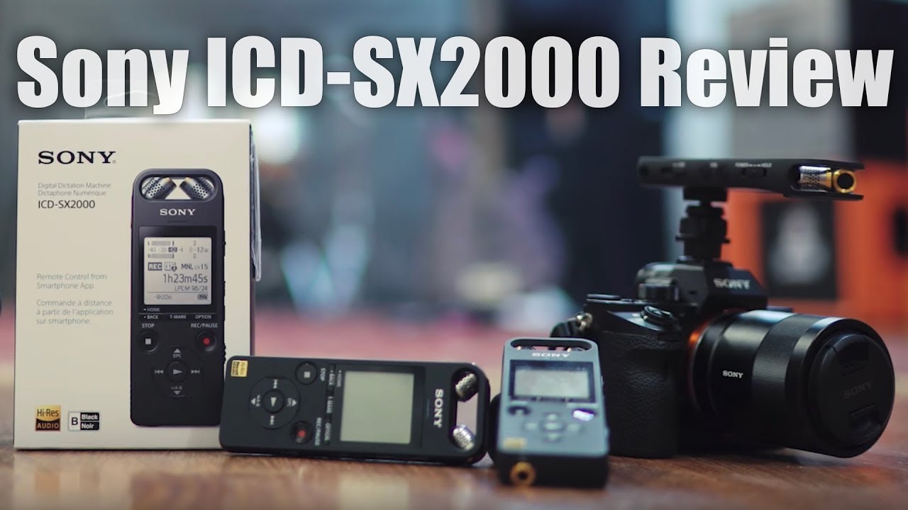 Sony ICD-SX2000 Digital Audio Recorder Unboxing and Review