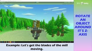 Unity3D Tutorial: Rotate an object around z-axis in Your Game Scene