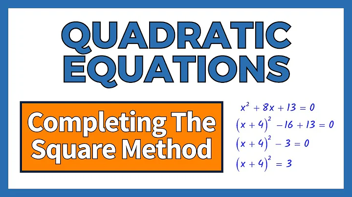 Completing The Square | GCSE Maths | The Online Maths Tutor