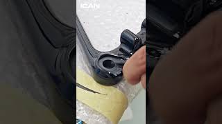 Remove the paint protection tape from the Flyee frame!#icancycling #flyee