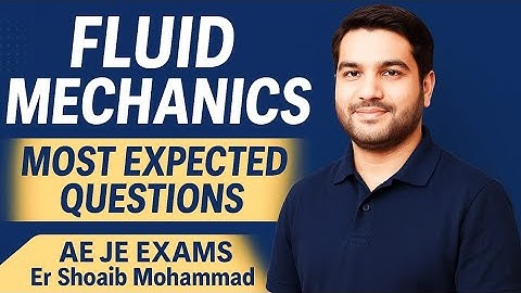 🔴 Fluid Mechanics || Practice Questions -1 || JKSSB JE CIVIL || Er Mohammad Shoaib