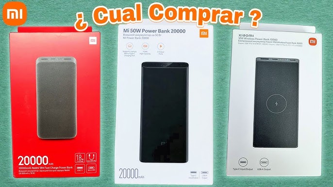 La MEJOR BATERÍA PORTÁTIL para ti  POWERBANK con super CARGA RÁPIDA 