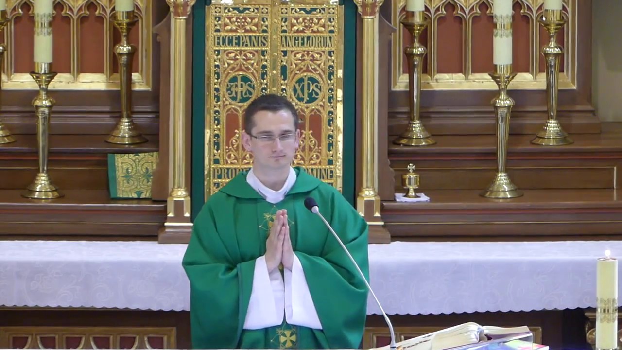 Zakończneie Mszy Świętej w Krapkowicach