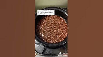 cách nấu gạo lứt