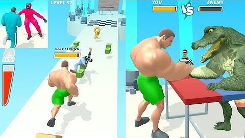 Muscle Run-3D Max Level Gameplay Walkthrough (Android-iOS)#shorts #sew#musclerushsmashrunninggame