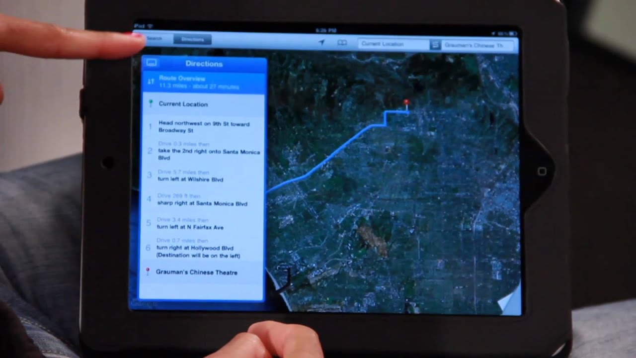 How To Use Maps On The IPad YouTube