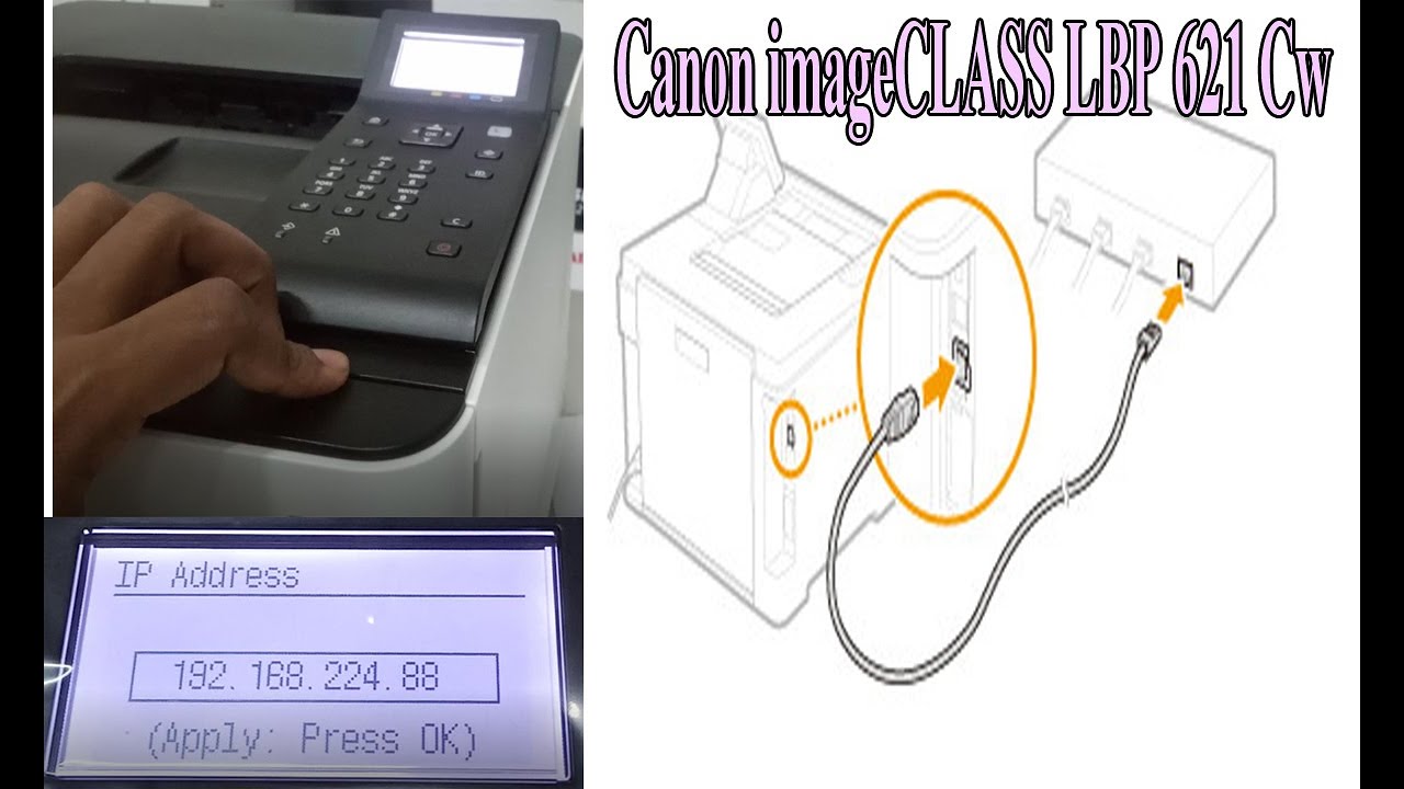 How To Install Canon imageCLASS LBP 621Cw.