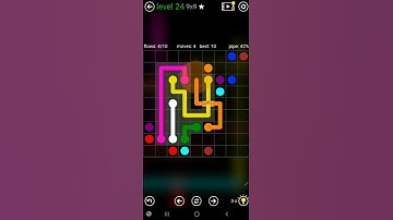 How To Solve Flow Free Bridges Classic Pack Level 24 9x9 Board Walk Through Solution Walkthrough