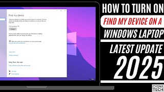 🔍 How To Turn On Find My Device In Windows 10 Laptop (2025 Update) – Never Lose Your Laptop Again!