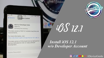How to Install iOS 12.1 without Developer Account