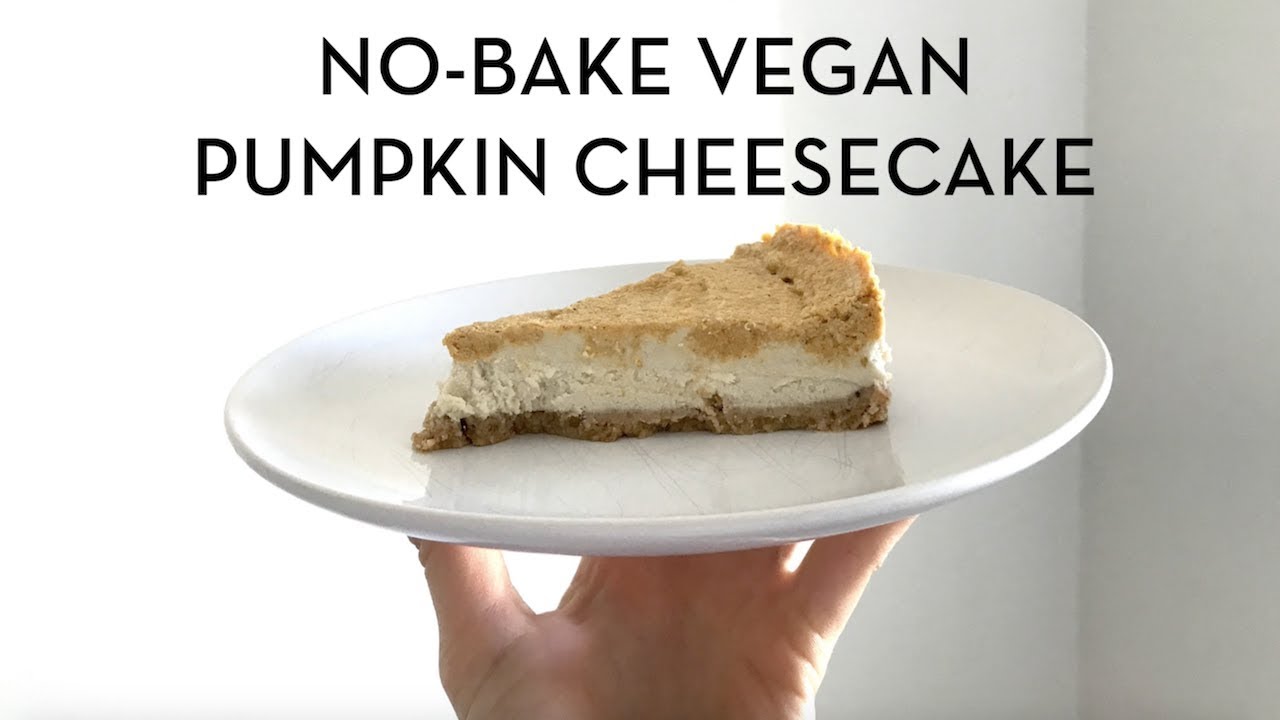 No-Bake Vegan Pumpkin Cheesecake