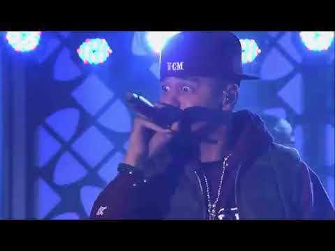 J. Cole Work Out live on Jimmy Kimmel 2011