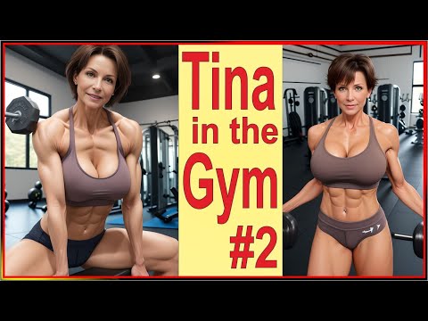 Tina in the Gym #2 - Fitness over 40 - fit and fun in the Fitness Center - Training in the Gym 2024
