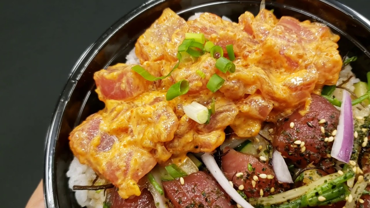 THIS WEEKEND ONLY! 9 combo poke bowl at Ohana Poke House in the Ohana Hale Marketplace! YouTube