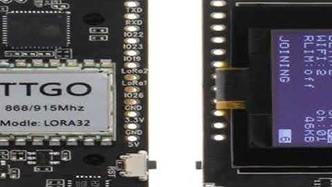 LILYGO® LoRa32 V2.1 ESP32 LoRa Development Board, SX1276 SX1278 Module, 433MHz 868MHz 915MHz, 0.96 I