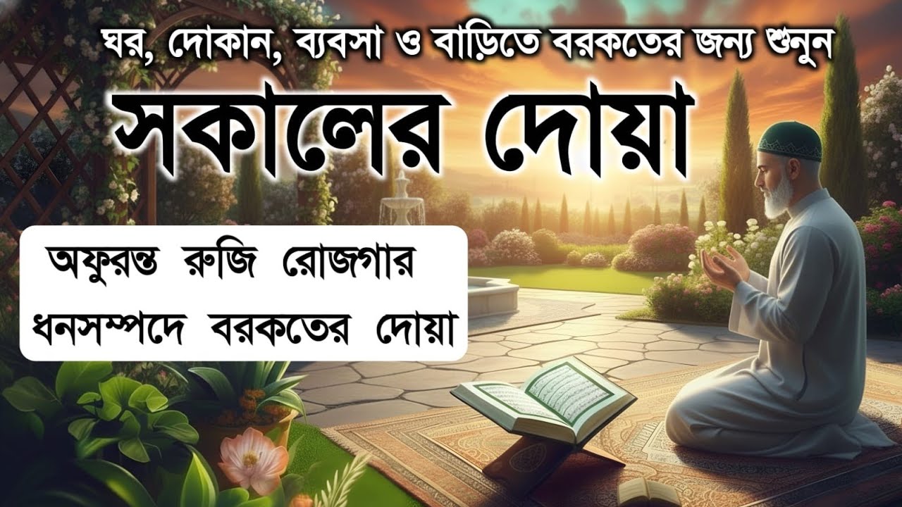 সকালটা শুরু হোক হৃদয় শীতল করা বরকতময় আয়াত দিয়ে। সকালের দোয়া ও জিকির । Morning Dua Full by Alaa Aqel
