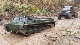 : RC  71   157  . RC 1/18 WPL E1 & WPL custom ZiL 157 off road action