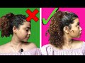 Simple Cute CURLY HAIRSTYLES 8ක්‍ | සිංහල