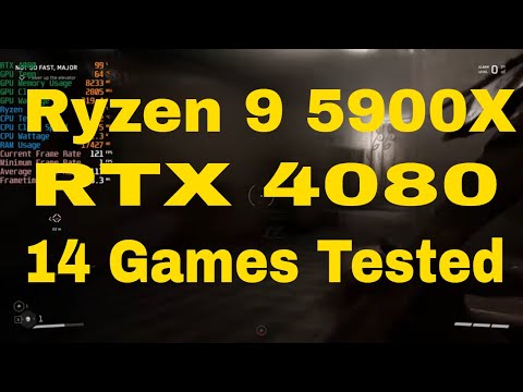 RTX 4080 | Ryzen 9  5900X | 14 Games Tested | 4K