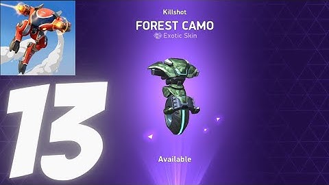Mech Arena - Gameplay Walkthrough Part 13 - Killshot Forest Camo Skin ( Android, iOS )