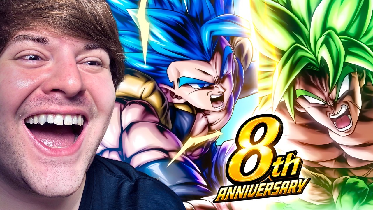 (Dragon Ball Legends) LIVE REACTION TO 8TH ANNIVERSARY PART 1 ULTRA/LEGEND GOGETA & BROLY REVEAL!