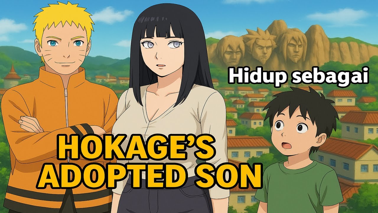 The Hokage's adopted son standing proudly in the Hidden Leaf Village