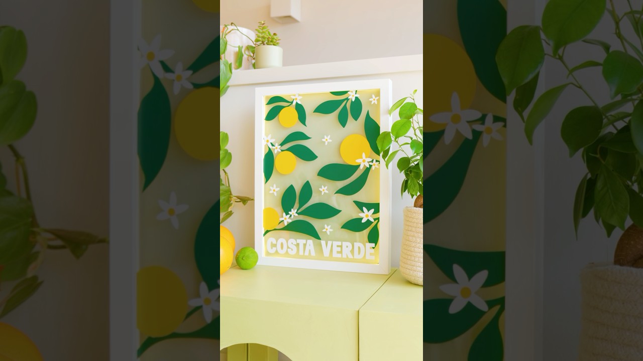 Ikea Hack Leuchtbild 🍊💚 