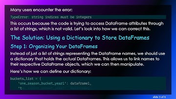 Creating Multiple DataFrames in a Loop by Subsetting in Pandas