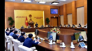 Bế mạc Phiên họp thứ Chín của Ủy ban Thường vụ Quốc hội