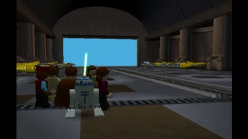 LEGO Star Wars The Video Game - Early Prototype Naboo Palace Hangar found (Read description)
