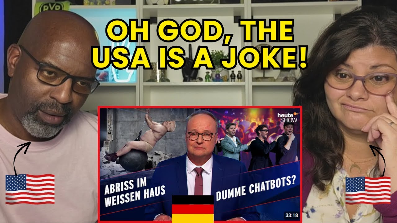 Americans React to The Heute-Show | Trump in Asia! | How Embarrassing!