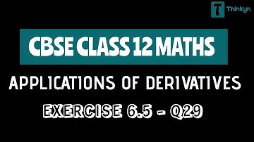 CBSE CLASS 12 : Chapter 6 : The maximum value of [ x(x-1) + 1] ^(1/3) is | NCERT MATHS | Thinkyn