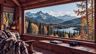 Escape to a Peaceful Mountain Afternoon 🍂 Relaxing Fall Jazz & Cozy Autumn Ambience#backgroundmusic 