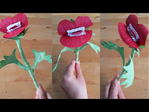 Как сделать смешной цветок в форме губ. Подарки и поделки своими руками