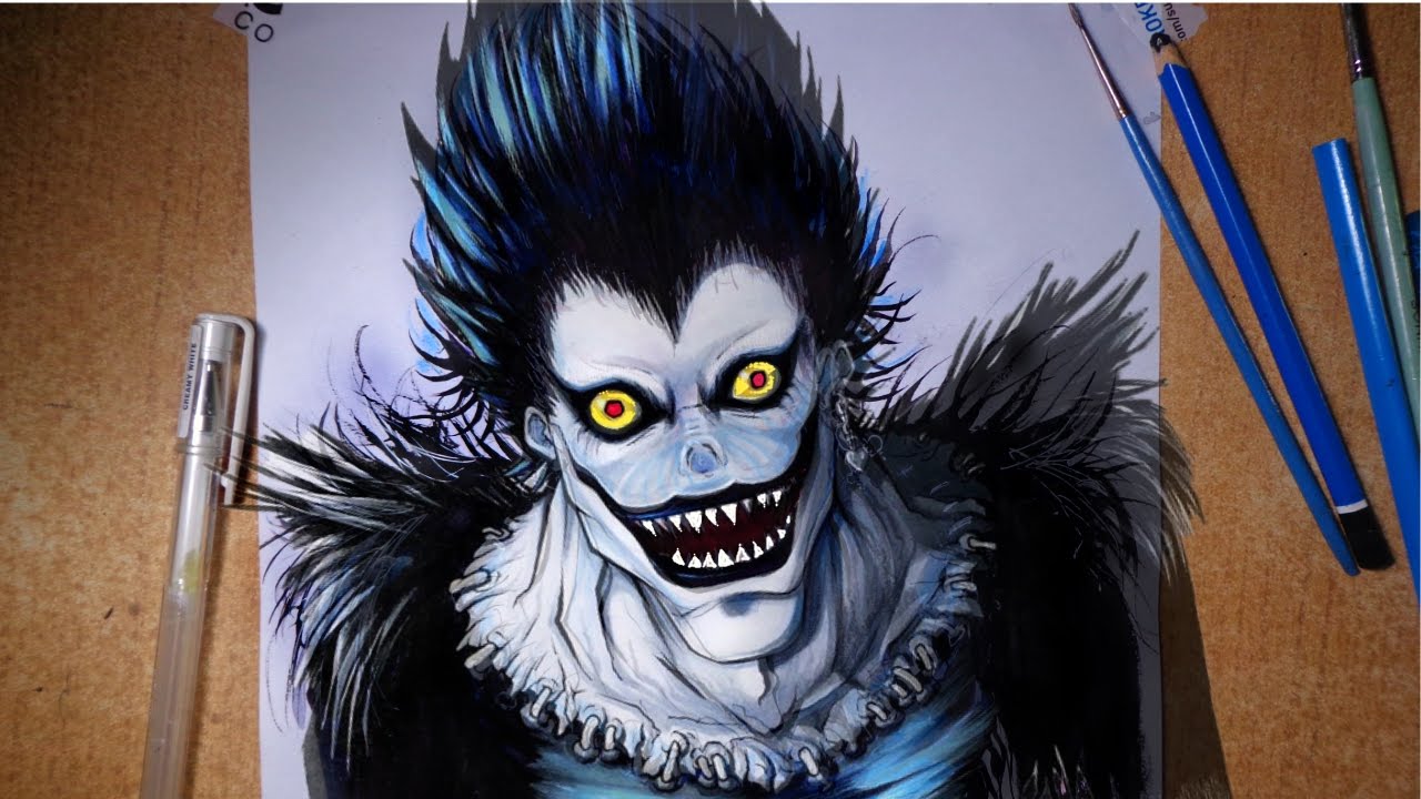 How to Draw Ryuk from death note | Ryuk death note 2016 | Draw a ryuk