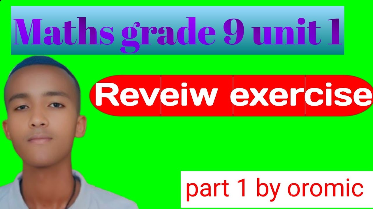 Grade 9 maths unit 1 new curriculum review exercise / maths grade 9 ...