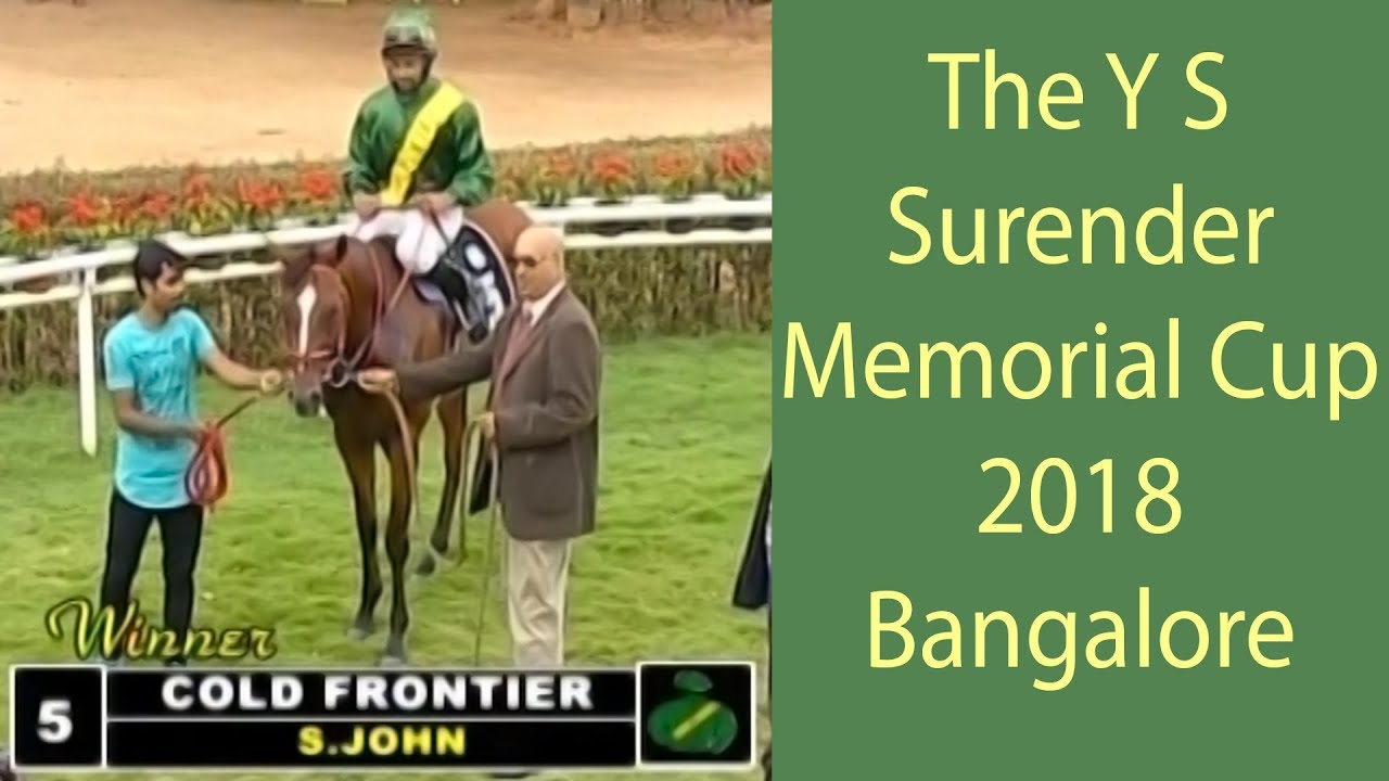 Cold Frontier S John astride wins The Y S Surender Memorial Cup 2018