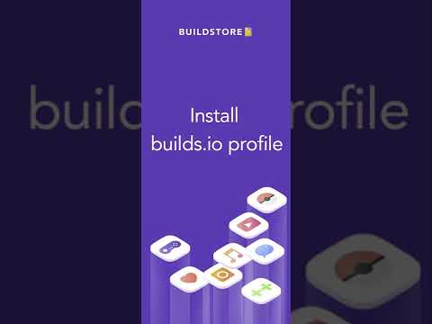 Install builds.io profile