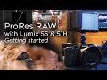 ProRes RAW with Lumix S5 & S1H | Getting started