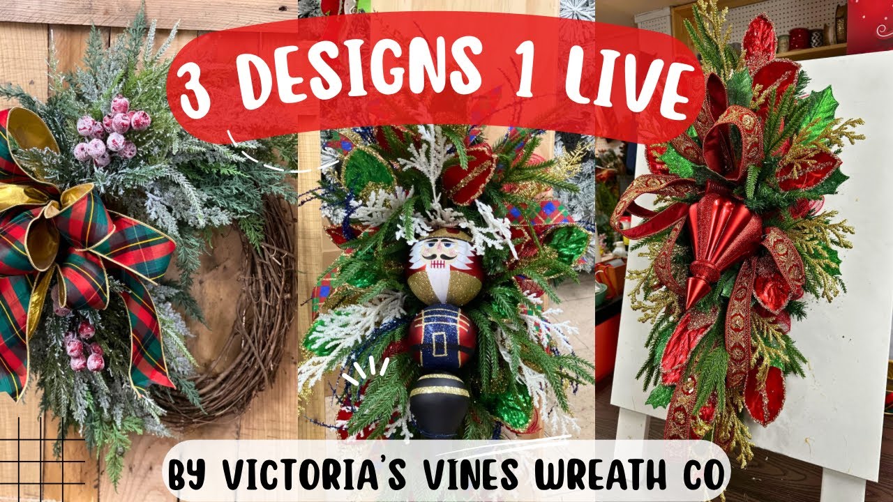 3 DESIGN BY VICTORIA’S VINES WREATH CO