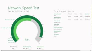 Great app to test your internet connection speed for windows 8.1